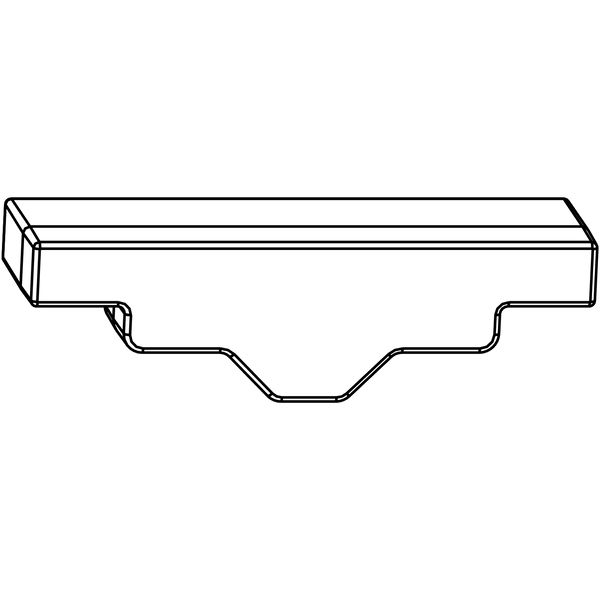 MACO Fiber-Therm Dichtungsstück für Fixflügel, silber (454882)