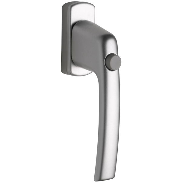 MACO Fenstergriff HARMONY Sperrknopf und 45° Rasterung, VK 7×35, silber eloxiert