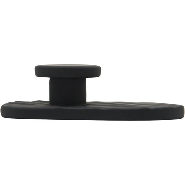 Mantelhaken Cozy Hook 3 Garderobenhaken – Platte abgerundet Haken glatt, schwarz