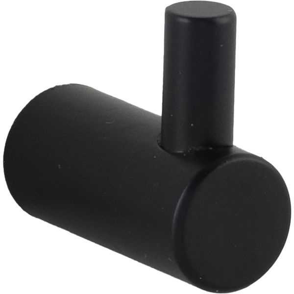 Technik Team Mantelhaken Ersa Garderobenhaken – Breite 16mm, Höhe 31mm, Stahl schwarz matt
