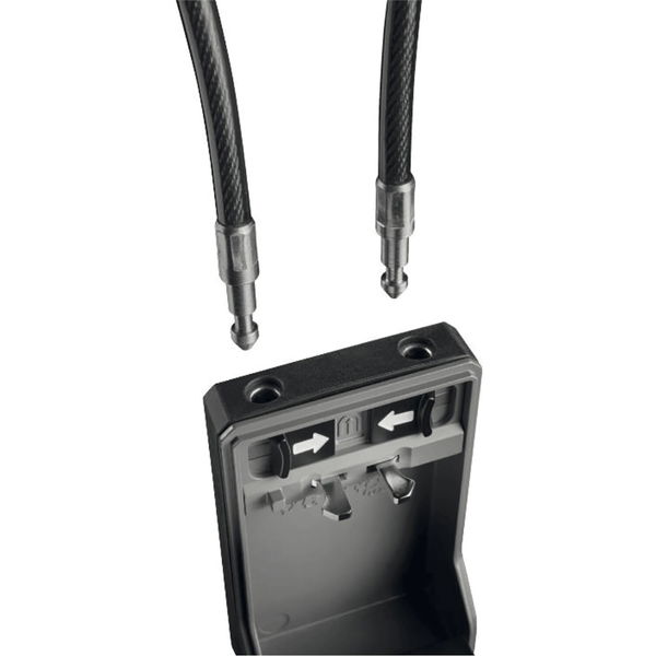 MASTER LOCK Schlüsselsafe 5482 EURD mit flexiblem Kabelbügel, schwarz/grau