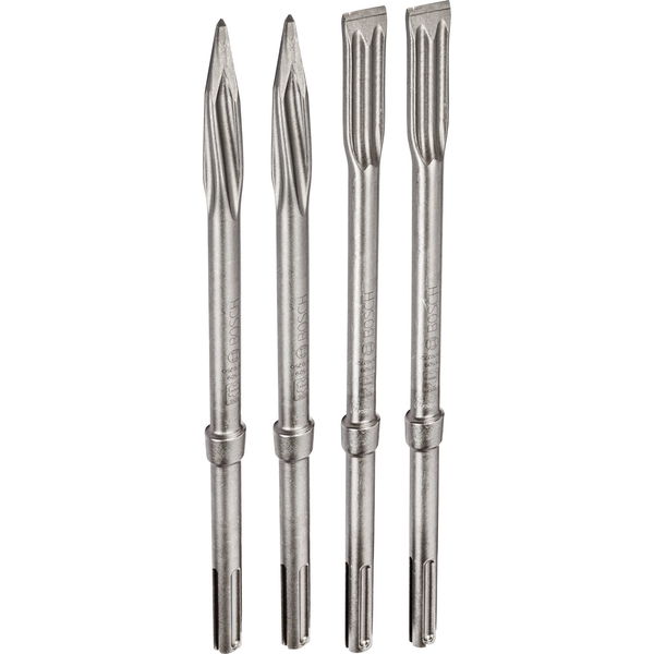 BOSCH Meissel-Set SDS-Max Rtec 4-teilig in Röhre