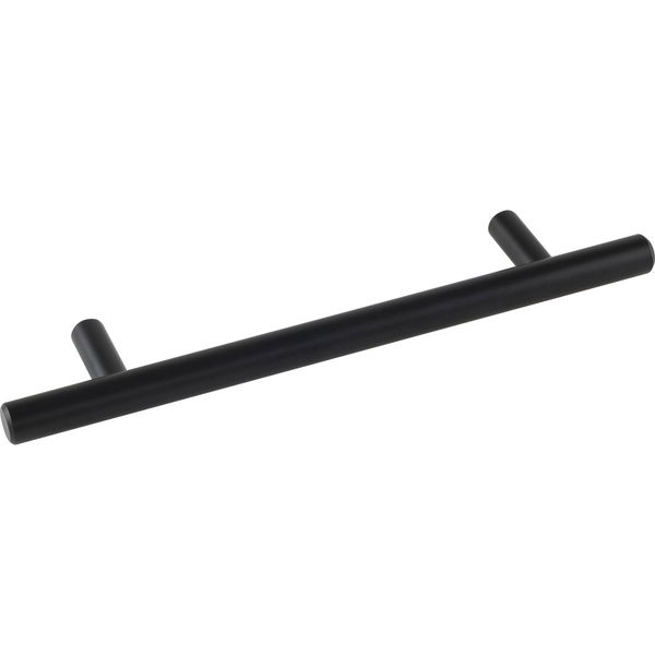 Stangengriff Elara ø 12mm, Möbelgriff Edelstahl schwarz matt