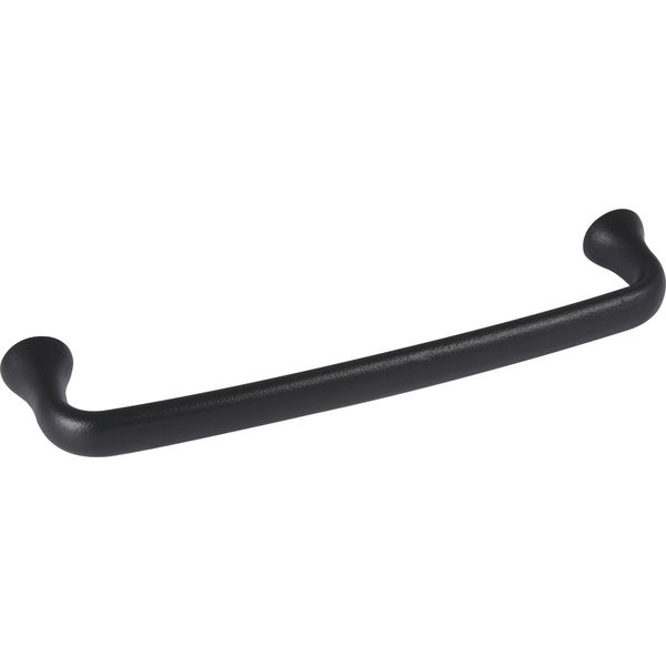Furnipart Möbelgriff Provence LA160 – Gusseisengriff Sockel ø 18mm, Griffe für Küchenschränke, Gusseisen schwarz