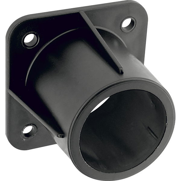Montagehülse ROLLING STAR zu Kugelrolle ø 52 mm, Höhe 40 mm, Kunststoff schwarz