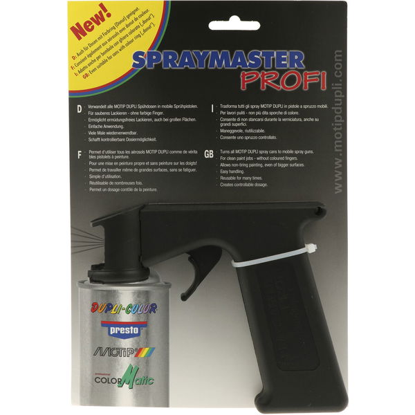 Dupli-Color Spraymaster Sprühpistole (Spraygun) für Dupli-Color Lacksprays