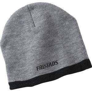 Fristads Strickmütze Haube doppelstrick unisex Mütze für Herren und Frauen grau