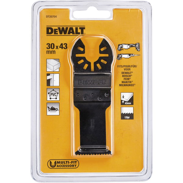 DEWALT Multi Tool Sägeblatt Bi-Metall DT 20704/705/725