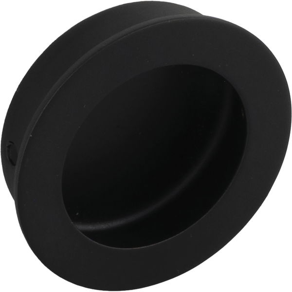 Technik Team Muschelgriff Edana II ø 40mm, Einlassgriff aus Edelstahl schwarz matt