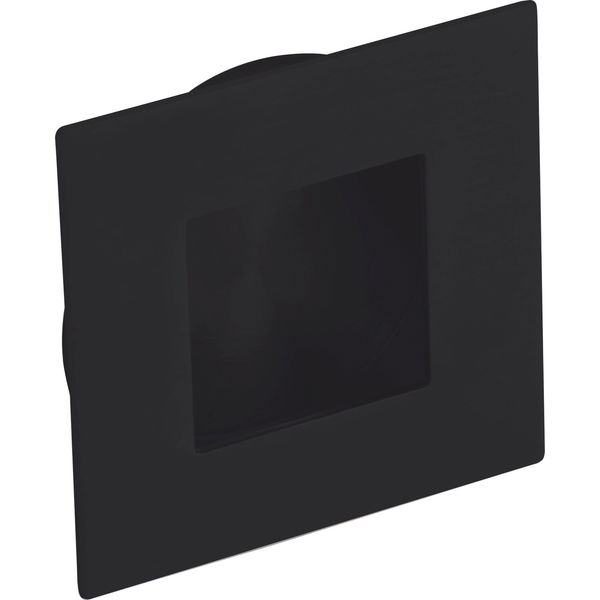 Muschelgriff Eros Breite 50 mm, Einlass ø 41 mm, Edelstahl schwarz matt