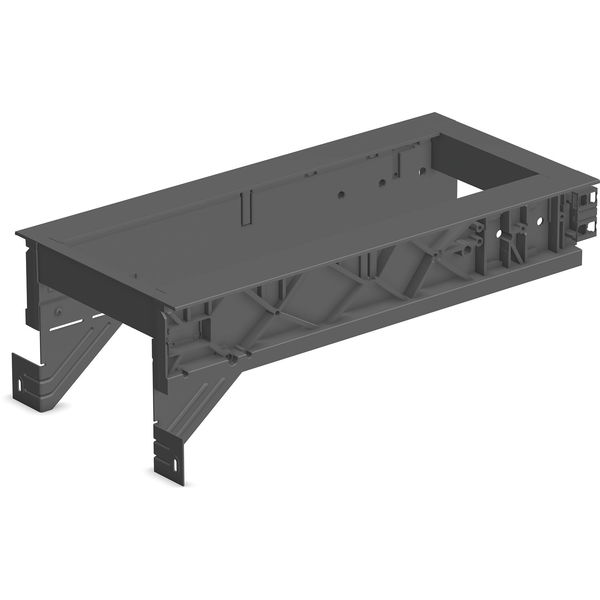 Ninka Hängerahmen KB 300mm – Halterung für Mülleimer passend zu eins2sechs Mülltrennsystem, Aluminium dunkelgrau
