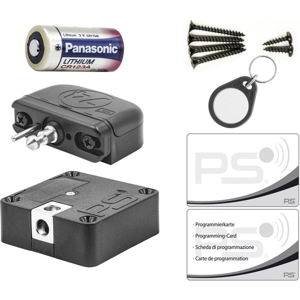 Solo Elektronikschloss Set 125 kHz – RFID, automatisch schließend, 1 Stück