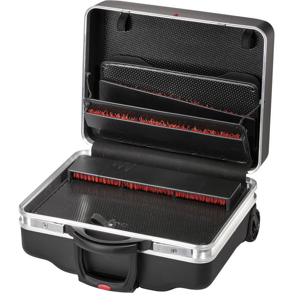 Parat Werkzeugtrolley leer Classic KingSize Neo – Werkzeugkoffer mit Rollen 270x490x460mm, verschließbar für bis zu 50 Werkzeuge, Aluminium/Kunststoff
