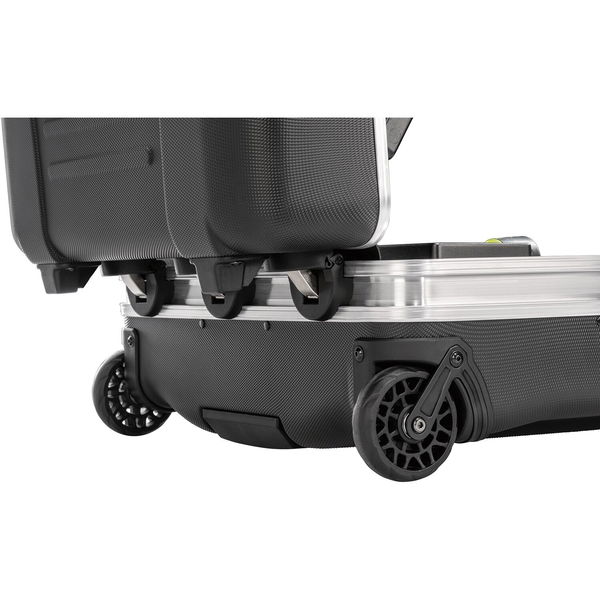 Parat Werkzeugtrolley leer Classic KingSize Neo – Werkzeugkoffer mit Rollen 270x490x460mm, verschließbar für bis zu 50 Werkzeuge, Aluminium/Kunststoff