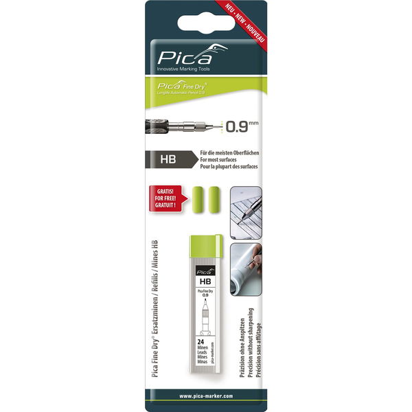 PICA Ersatzminen-Set HB graphit Tieflochmarker Pica Fine-Dry