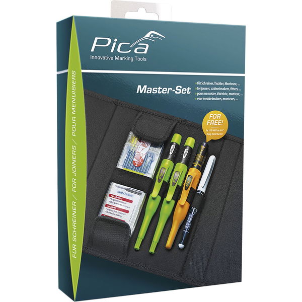 PICA Tieflochmarker Master-Set Tischler 7-teilig