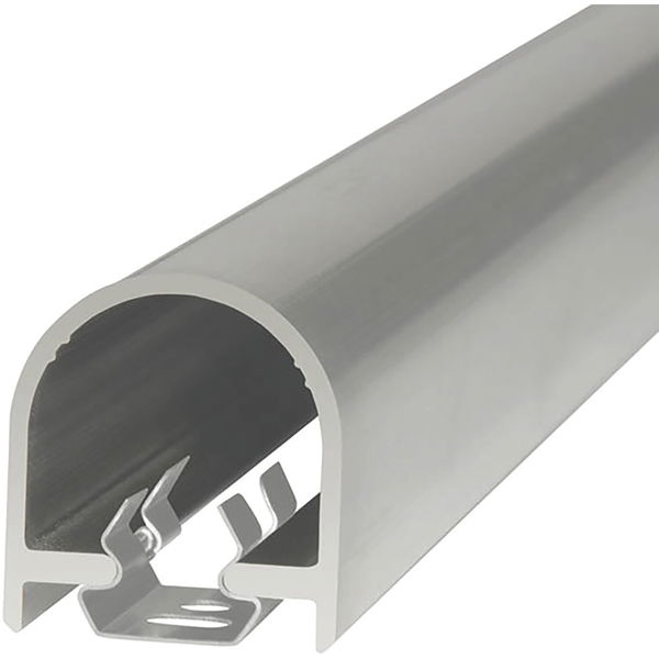 Fingerschutz/Abdeckprofil FSA 8100, 1980 x 15 x 16 mm, Aluminium silber eloxiert
