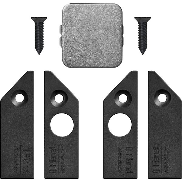 Planet Türbodendichtung automatisch KG-S schmal FH+RD Zugluftstopper für Glastüren,959×11,5x38mm, Alu Edelstahl