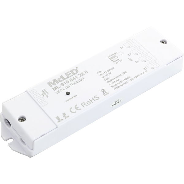 RF-Empfänger mit Wifi für Mono-, DUO-, RGBW-LED 12-36V/DC