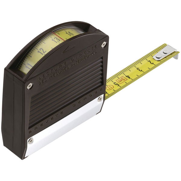 Stanley Rollmeter mit Sichtfenster zur Direktablesung mit EG-Prüfzeichen II, 3 Meter