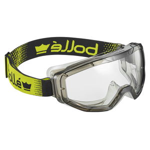 Bolle Sicherheitsbrille Tyron Globe – Augenschutz nach EN166 klare Sichtscheibe, schwarz Kristall