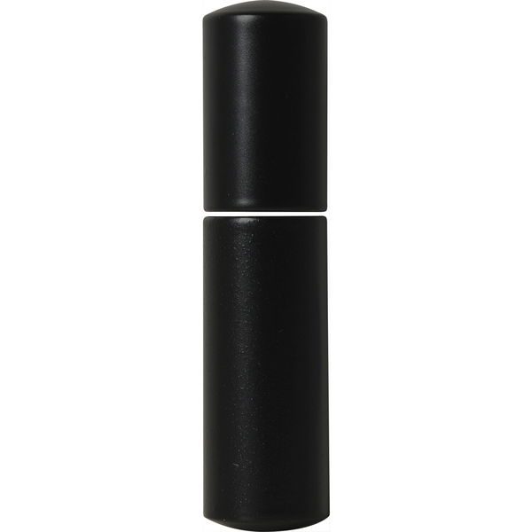 Aufsteckhülsenset, Unterteil für Band mit 2 Zapfen, flachrund, ø 16mm,schwarz
