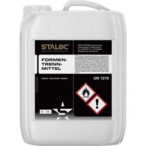 Staloc Silikon Trennmittel K2062 geeignet für Thermo- und Duroplaste, 5l Kanister