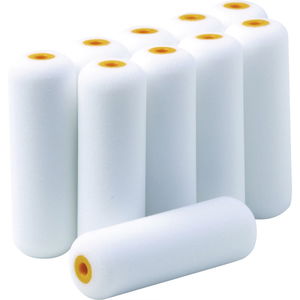 Schuller Lackwalzen Set – 10 Stück Lackierwalzen – beidseitig gerundet für beste Ergebnisse, 110x35mm