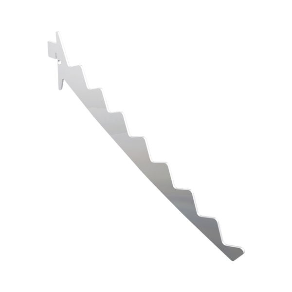 Ladenbausystem Single Schrägabhänger 300 mm chrom