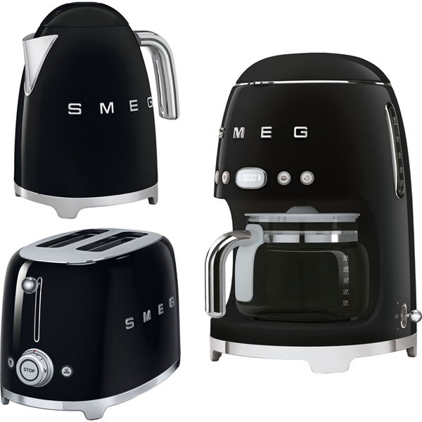 SMEG Morning SET 3tlg. Kaffeemaschine, Toaster, Wasserkocher