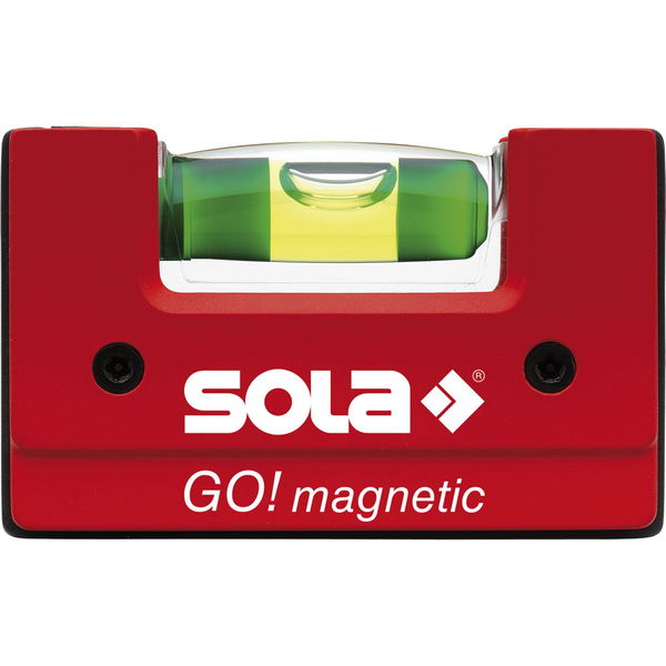 Sola Kompakt Go! Magnetic Clip Mini Wasserwaage klein, handlich und magnetisch