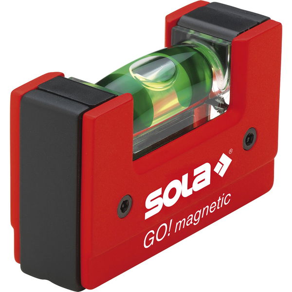 Sola Kompakt Go! Magnetic Clip Mini Wasserwaage klein, handlich und magnetisch
