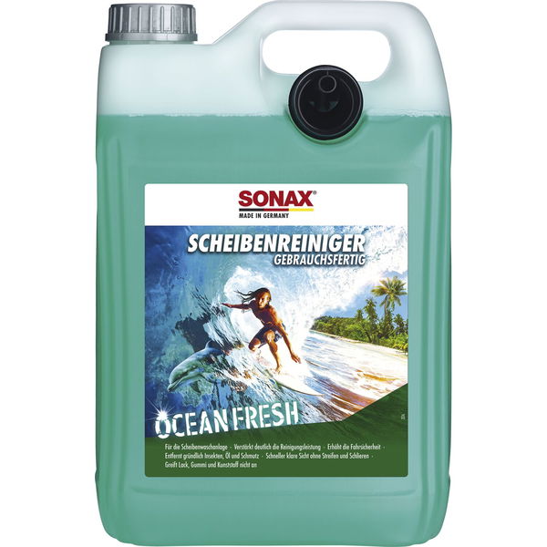 Sonax Scheibenreiniger Ocean Fresh 5L – Gebrauchsfertiger Scheibenreiniger Sommer für Scheiben und Scheinwerfer