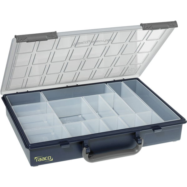 RAACO Sortimentkoffer Assorter 55 4×8-15 mit 15 Einsätzen 338 x 261 x 57 mm