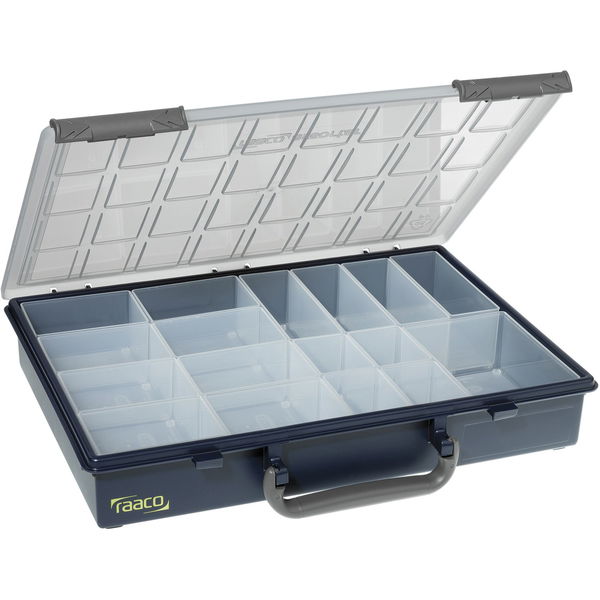 RAACO Sortimentkoffer Assorter 55 4×8-17 mit 17 Einsätzen 338 x 261 x 57 mm
