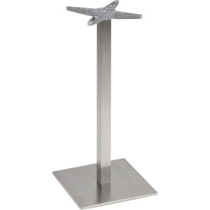 Plattentischgestell Salzach-1-Bar Tischgestell Höhe 1100 mm Edelstahl satiniert