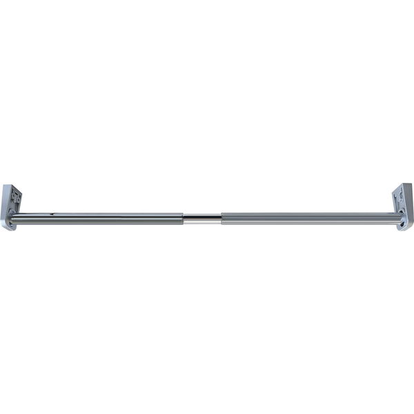 Corbetta Kleiderstange ausziehbar 700-1100mm, ø 19/22mm + Endkappen & Rohrträger