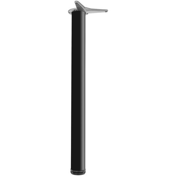 Tischfüße schwarz Zyl. Höhe 690mm, ø 60mm Tischbeine