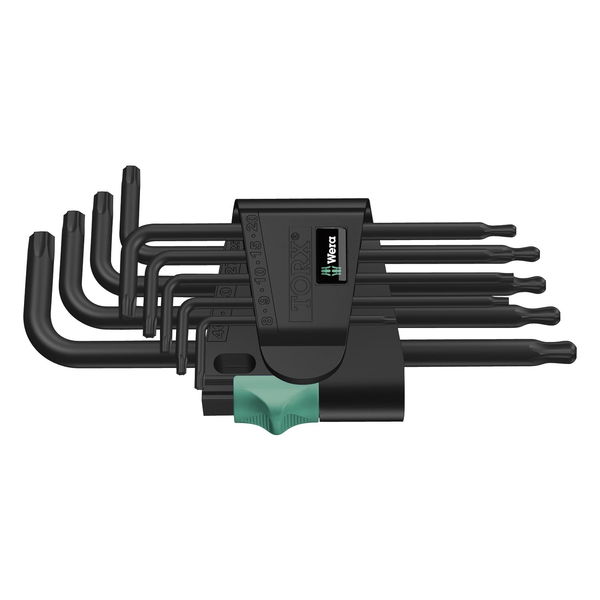 WERA Torx®-Stiftschlüssel-Satz 967/9 TX1 mit Kugelkopf TX 8-40 9-teilig