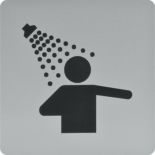 WC Symbole quadratisch selbstklebend