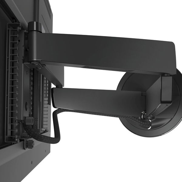 Vogels TV Wandhalterung elektrisch 44-77 Zoll Signature TVM 7675 dreht sich automatisch über Siri Voice/Shortcuts, App oder Fernbedienung, 100-240V, schwarz