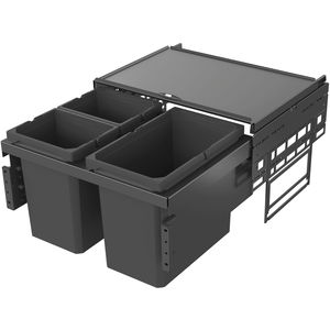 VS ENVI Space Abfalltrennsystem KB 600 mm 2 x 10/1x 22 Liter Lava