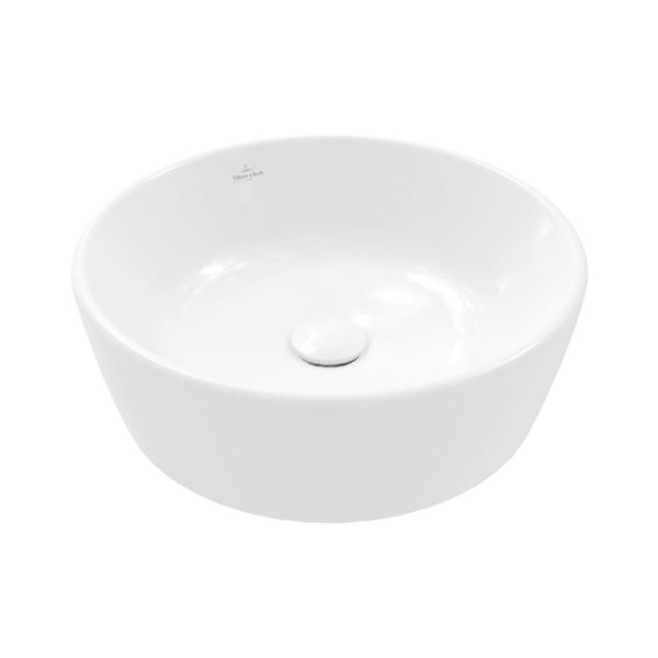 VILLEROY & BOCH Aufsatzwaschtisch Architectura 5A254501 ø 450 mm, Weiß Alpin