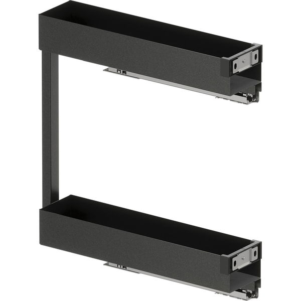 Vauth Sagel SUB Rack Unterschrankauszug 15 cm Essentio, Stahlblech pulverbeschichtet lava