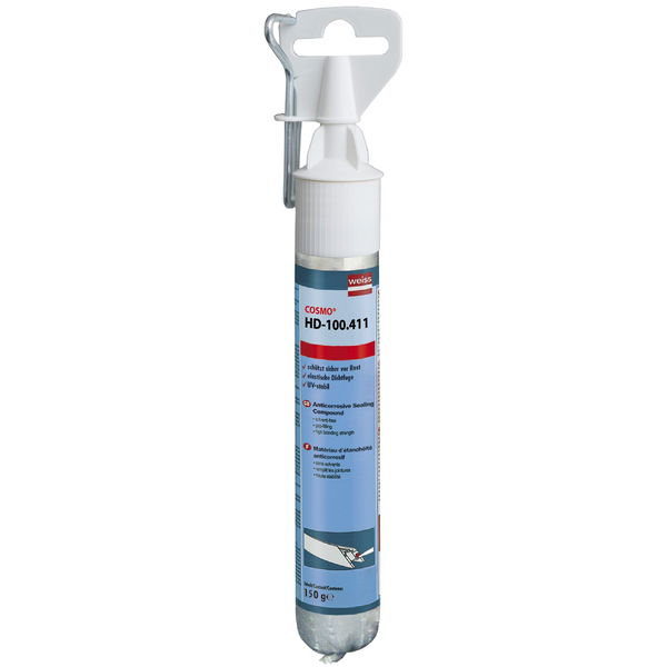 Cosmo Dichtmasse HD-100.411 – Dichtstoff, ideal zum Korrosionsschutz von Aluminium, grau 150g