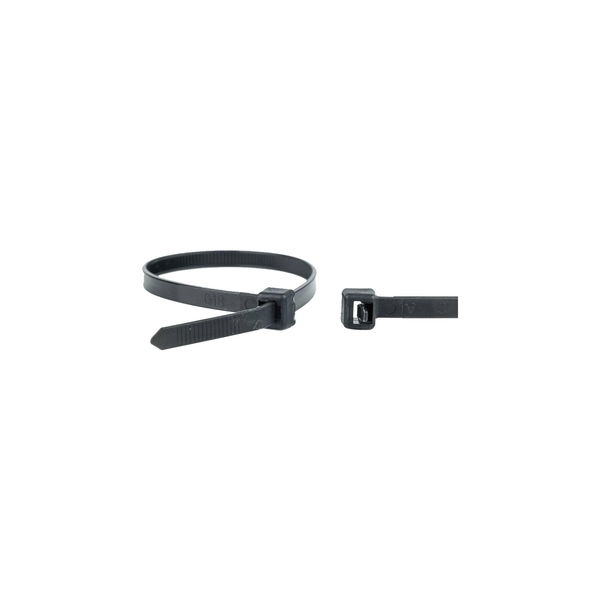 WKK wiederlösbare Kabelbinder – Polyamid 6.6 schwarz