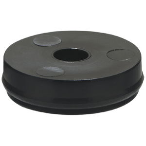 QuickClick Basic zum Anschrauben ø 14mm, Höhe 4 mm, Kunststoff schwarz