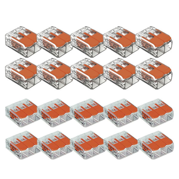 WAGO Klemmen 221 2, 3, 5 adrig bis 4mm²