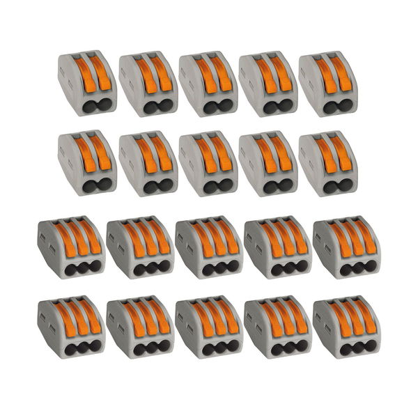 WAGO Klemmen 222 2, 3, 5 adrig bis 4mm²