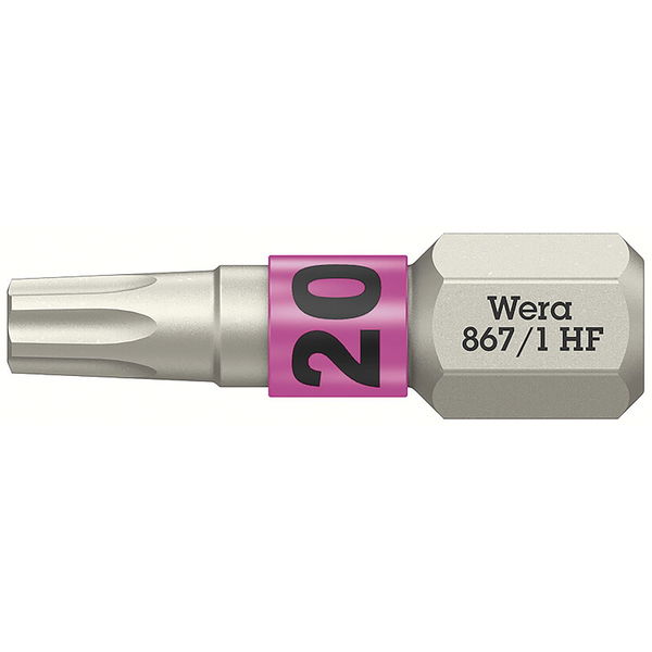 WERA Bit-Einsatz 1/4″ TX sechskant Type 867/1 HF